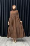 NİLDA ELBİSE Kahverengi