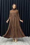 NİLDA ELBİSE Kahverengi