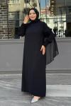 Ecrin Tesettür Abiye Siyah