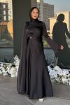 Beyza Tesettür Abiye Siyah