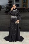 Ayça Tesettür Abiye Siyah