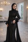 Nesibe Tesettür Abiye Siyah