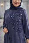 Fatoş Tesettür Abiye Lacivert