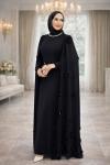 Burcu Tesettür Abiye Siyah