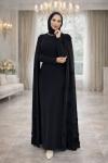 Burcu Tesettür Abiye Siyah