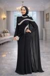 Gönül Tesettür Abiye Siyah