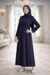Laren Tesettür Abiye Lacivert