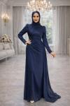 Beste Tesettür Abiye Lacivert