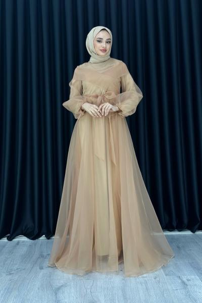 AYBUKE ABİYE Bej