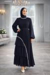 Kayra Tesettür Abiye Lacivert