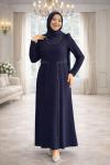 Zübeyde Tesettür Abiye Lacivert