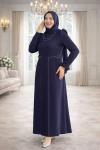 Zübeyde Tesettür Abiye Lacivert