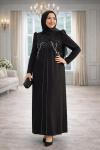 Betül Tesettür Abiye Siyah