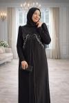 Betül Tesettür Abiye Siyah