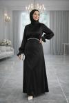 Eslem Tesettür Abiye Siyah
