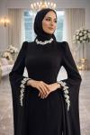 Serpil Tesettür Abiye Siyah