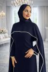 Esin Tesettür Abiye Lacivert