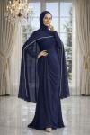 İncilay Tesettür Abiye Lacivert