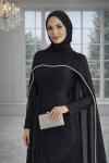 İncilay Tesettür Abiye Siyah