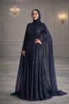 Ayşegül Tesettür Abiye Lacivert