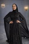 Ayşegül Tesettür Abiye Siyah