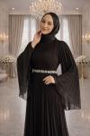 Dilek Tesettür Abiye Siyah