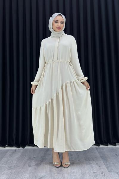 NURSEMA ELBİSE Taş Rengi