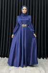 HAZAL KEMERLİ ABİYE Lacivert