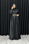 HAZAL KEMERLİ ABİYE Siyah