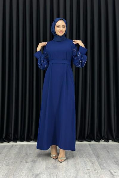 Yasemin Elbise Lacivert