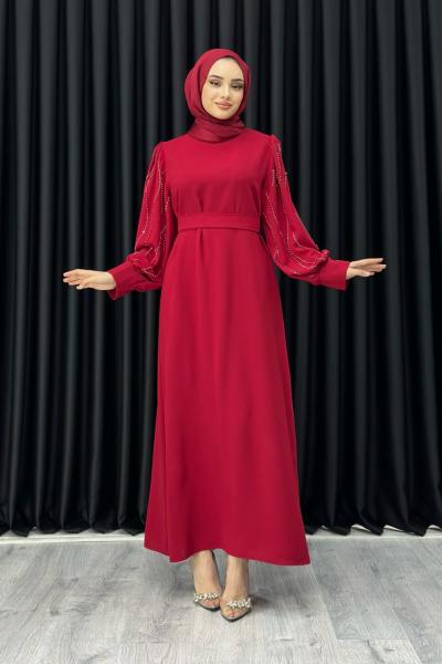 Yasemin Elbise Kırmızı