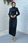 Suzan Abiye Tesettür Siyah