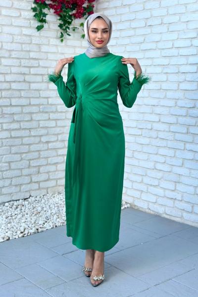 Suzan Abiye Tesettür Yeşil