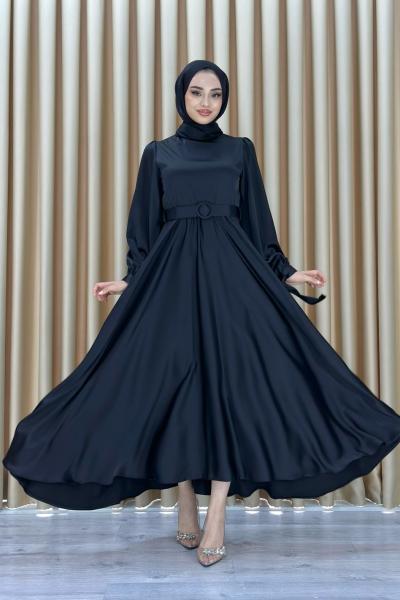 Sevgi Abiye Tesettür Siyah
