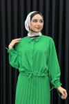 Ayla Etekli Takım Tesettür Yeşil