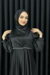 Ceylin Abiye Tesettür Siyah