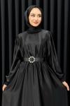 Melek Elbise Tesettür Siyah