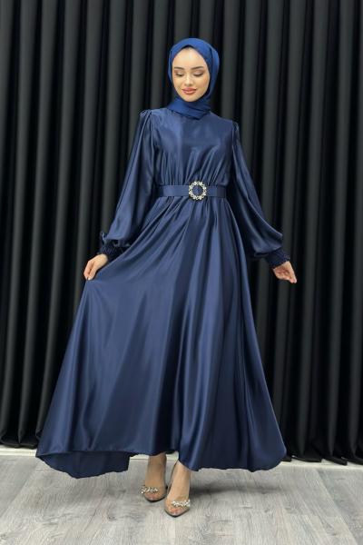 Melek Elbise Tesettür Lacivert