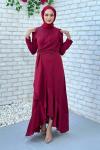 Seyran Abiye Tesettür Bordo
