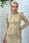 Yıldız Abiye Tesettür Gold