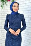 Yıldız Abiye Tesettür Lacivert