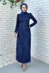 Yıldız Abiye Tesettür Lacivert