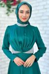 Violet Abiye Tesettür Zümrüt