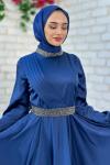 Alis Abiye Tesettür Lacivert