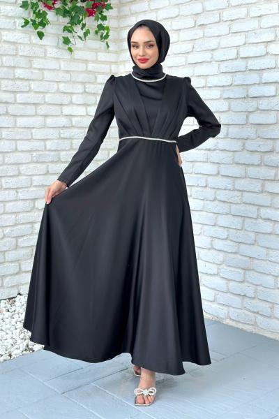 Gemma Abiye Tesettür Siyah