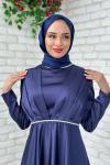 Gemma Abiye Tesettür Lacivert