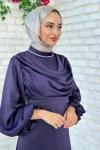 Yaren Abiye Tesettür Mor