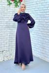 Yaren Abiye Tesettür Mor