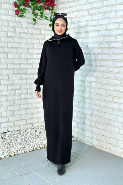 Arzu Triko Tesettür Siyah