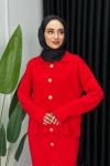 Suzi Etekli Takım Kırmızı